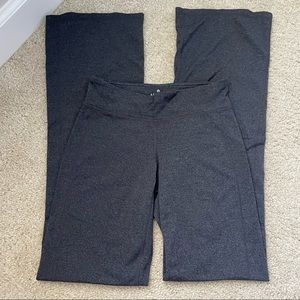 Athleta Mid-Rise Flared Yoga Pants - Marled Gray